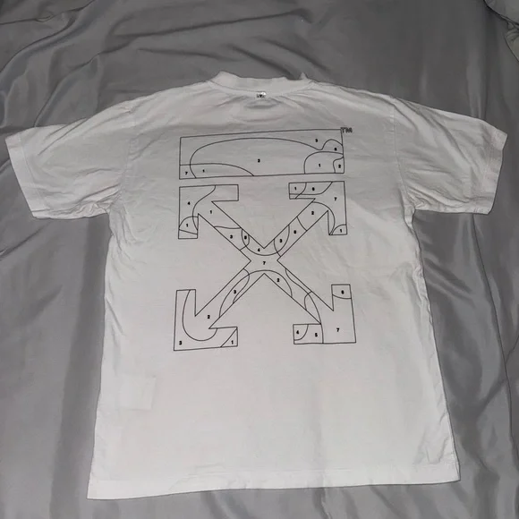 Off-White White Short Sleeve Tee - Picture 3 of 9